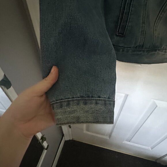 Jean Jacket with Sherpa Collar - Picture 2 of 8